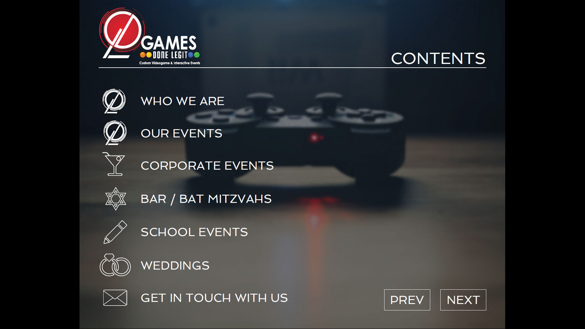 Games Done Legit PDF contents page