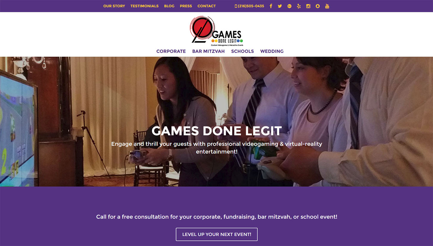 Games Done Legit home page