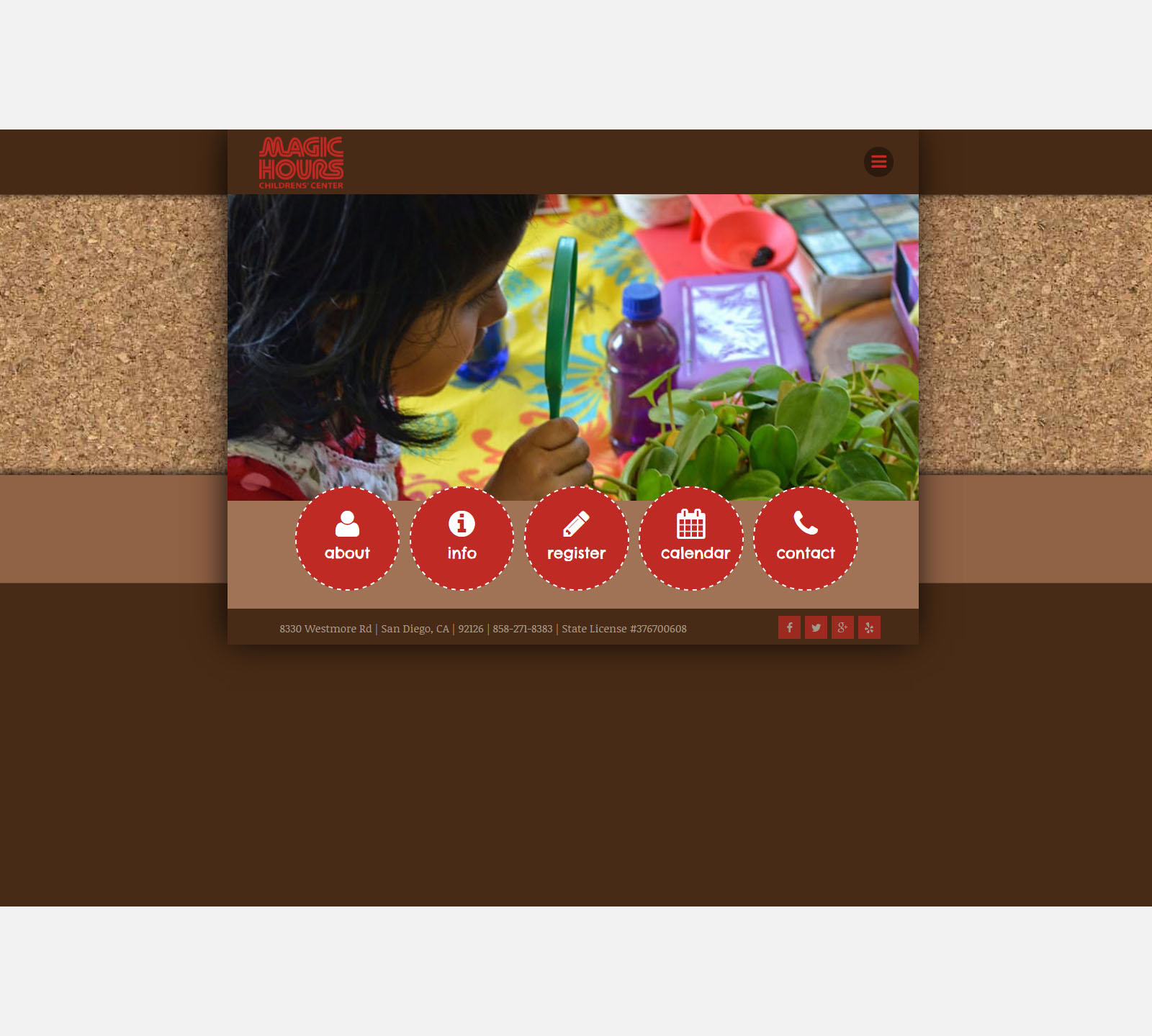 Magic Hours Preschool Website.