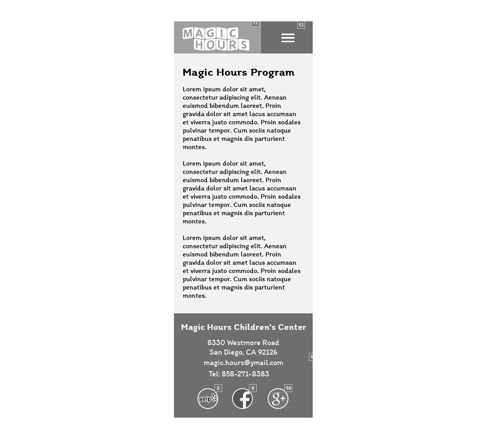 Medium-fidelity mobile prototype in Axure.