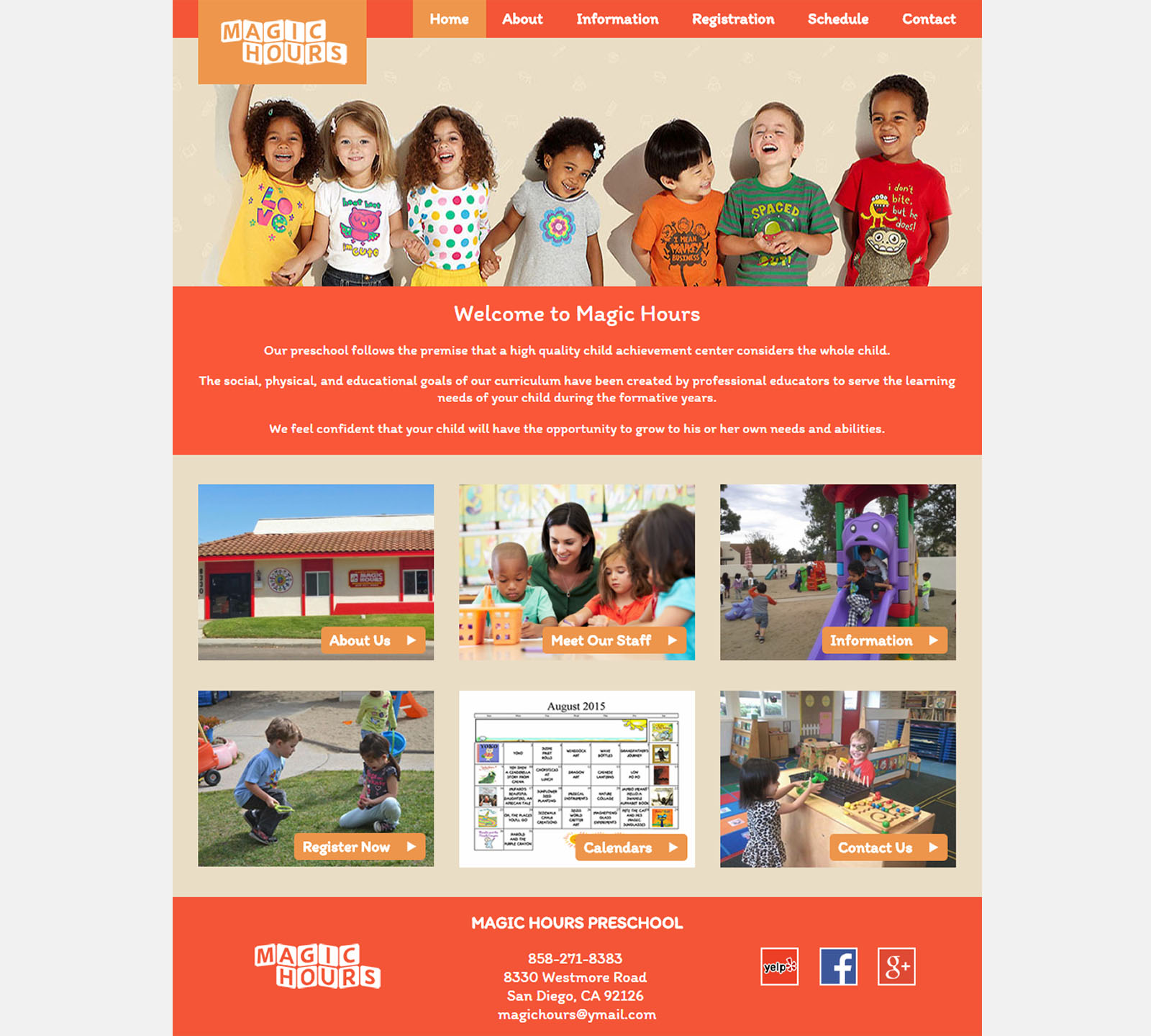 High-fidelity homepage prototype in Photoshop.