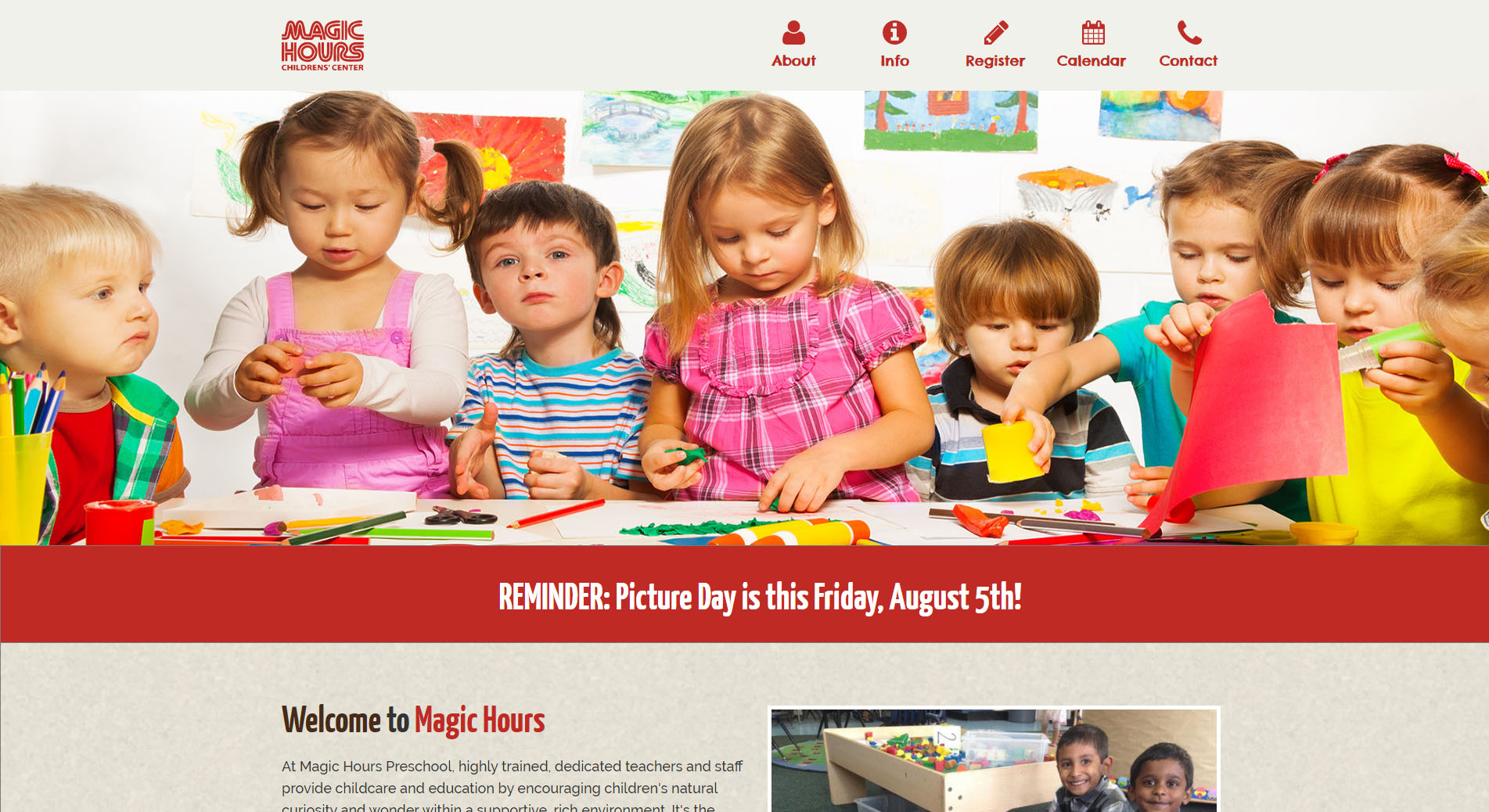 Magic Hours Preschool Mockup.