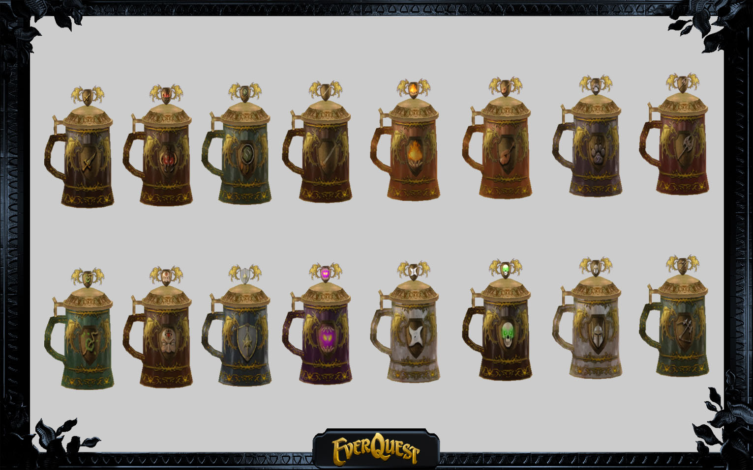 EverQuest class steins.