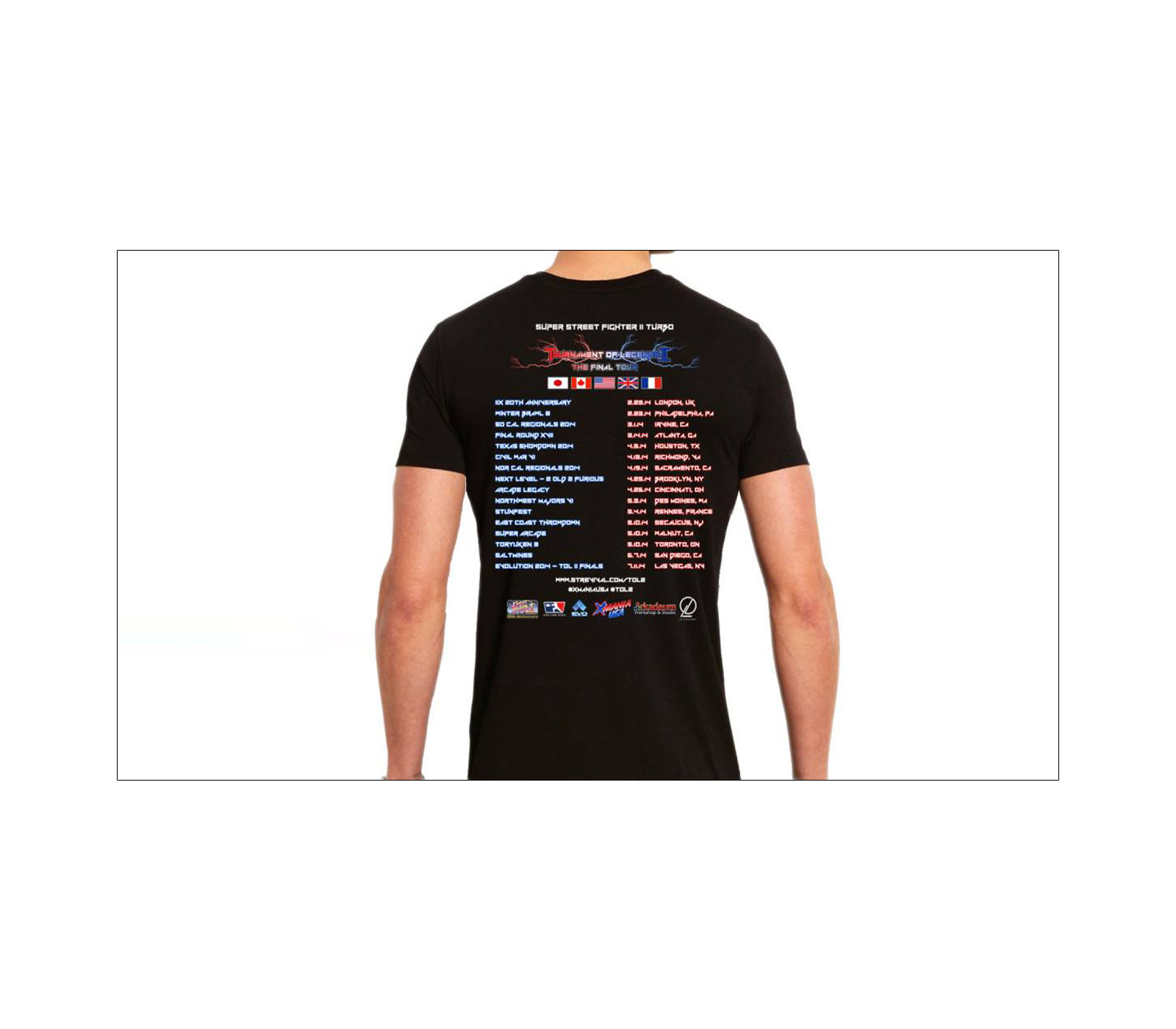 ToL II t-shirt used for fundraising